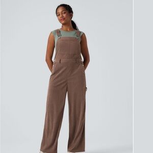 Brown Corduroy Overalls